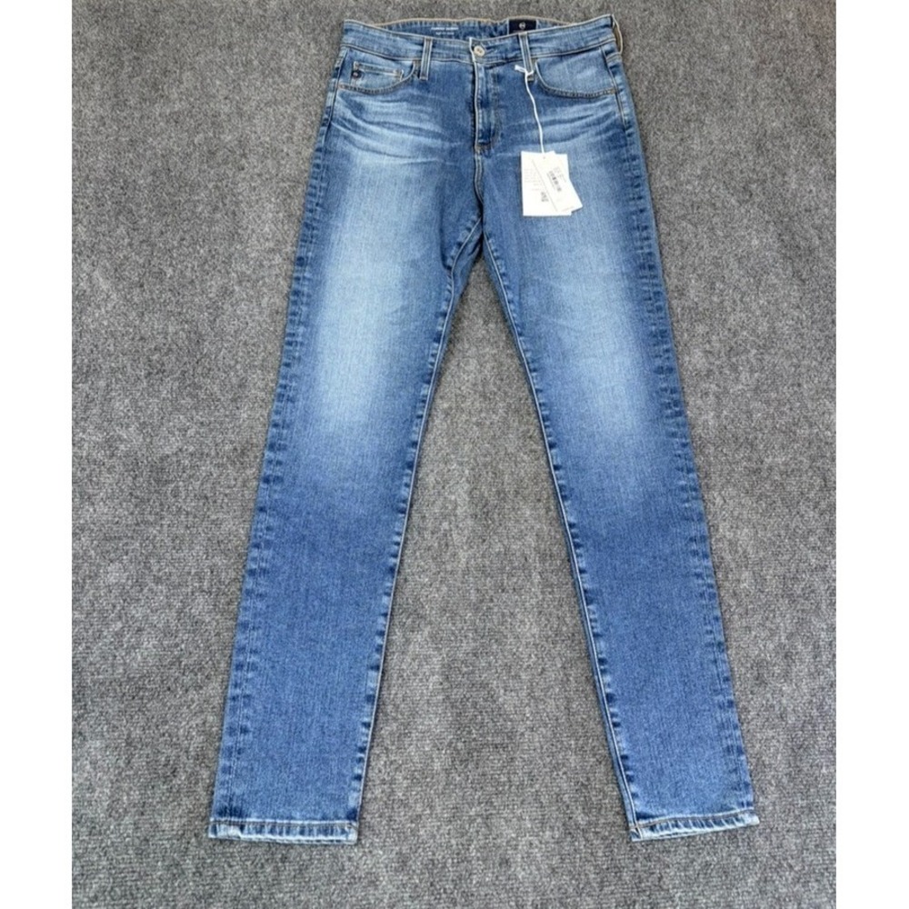 NWT AG Adriano Goldschmied Farrah High Rise Skinny‎ Womens Blue Pants Size 30 R